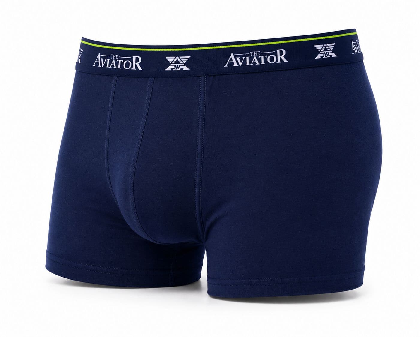 BOXER BLANC BANDE BLEU MARINE photo 22