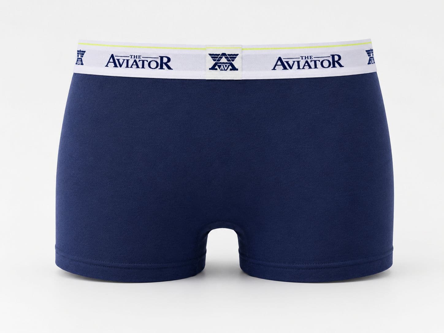 BOXER BLANC BANDE BLEU MARINE photo 7