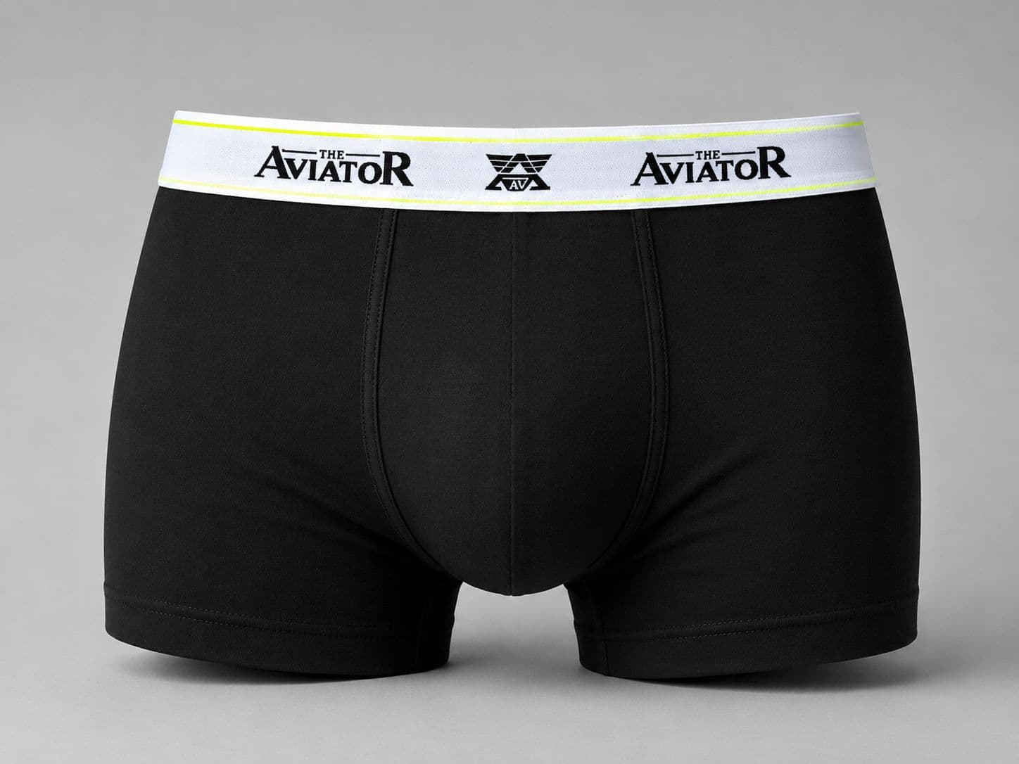 BOXER BLANC BANDE BLEU MARINE photo 16